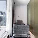 A Living Stylish Studio Apartment With Partial Burj & Canal View At Prive B 1417